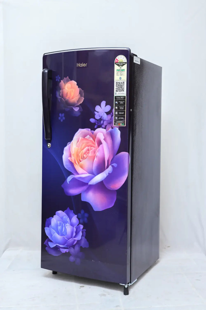 Haier HRD-2061SMN-N, 185 Ltrs 1 Star, Inverter Direct Cool Single Door Refrigerator, Marine Purple