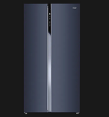 Haier Side By Side Refrigerator 602 Litres 3 Star Inverter HRS-682GKU1 Graphite Black