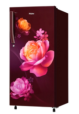 Haier 190L 1 Star Red Noisettes Finish Direct Cool Single Door Refrigerator