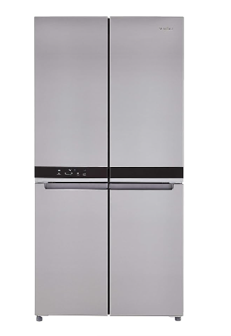 Whirlpool 677 L Inverter Frost-Free Multi-Door Refrigerator (WS QUATRO 677 SATURN STEEL, Saturn Steel)