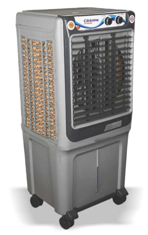 Cromm AMAZE-16100LT 100L Tank Capacity Honey Comb Pads 40Ft Air Throw Turbo Fan Hexa Cool EvaporativeTechnology