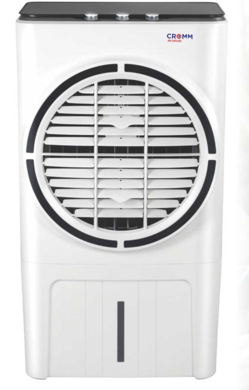 Cromm TRUSTY-18100LGT Glass Top 100L Tank Capacity Honey Comb Pads 40Ft Air Throw Turbo Fan Hexa Cool EvaporativeTechnology