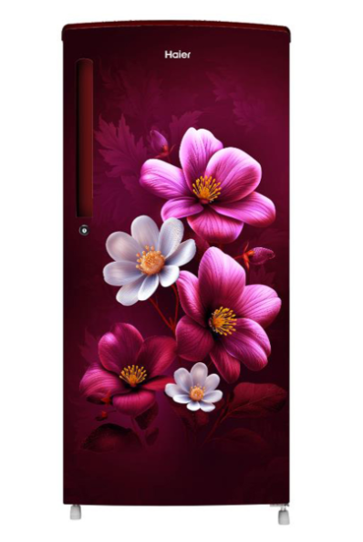 Haier 185 L 1 Star Red Anemone Single Door Refrigerator,HRD-2061SRAA-N