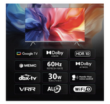 Haier 4K Ultra HD P7GT Series 139cm(55) Smart Google TV With Hands Free voice Control (55P7GT-P)