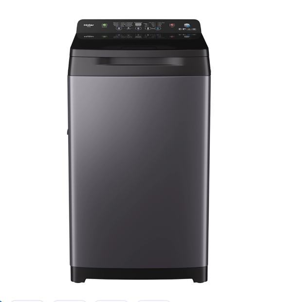 Haier 9 kg 5 Star Fully Automatic Top Load Washing Machine (Heater 688, HWM90-H688BK, In-built Heater, Dark jade)