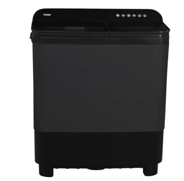 Haier 8.5Kg Semi Automatic Top Load Washing Machine,Toughened Glass HTW85-178BKN1(Black)