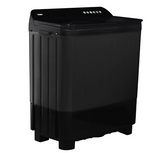 Haier 8.5Kg Semi Automatic Top Load Washing Machine,Toughened Glass HTW85-178BKN1(Black)