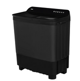 Haier 8.5Kg Semi Automatic Top Load Washing Machine,Toughened Glass HTW85-178BKN1(Black)