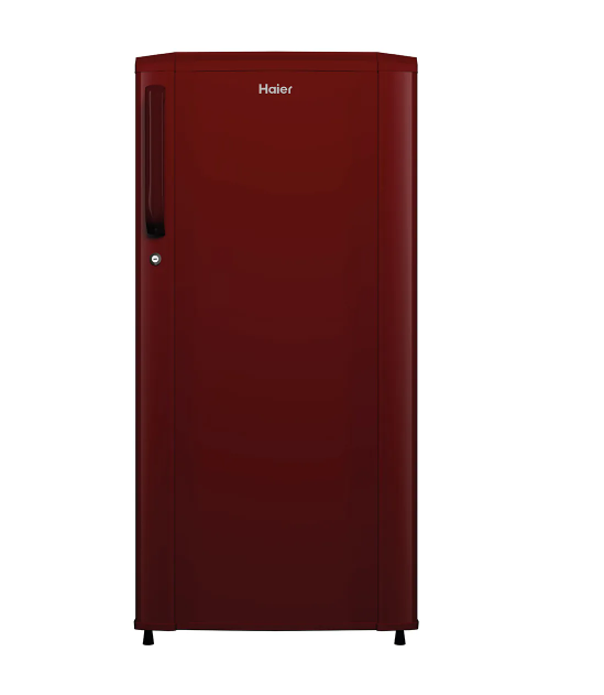 Haier 165 L Direct Cool Single Door Refrigerator 1 Star Red Mono, HRD-1851BBRA-P
