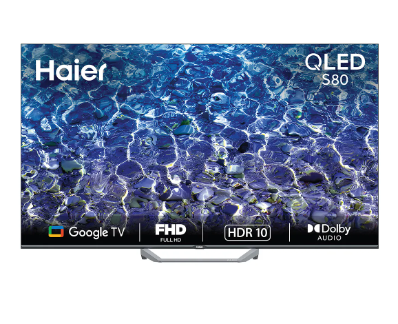 Haier 80 cm (32 inch) Full HD Plus QLED Smart Google TV with Google Assistant H32S80FFX (2026 model)