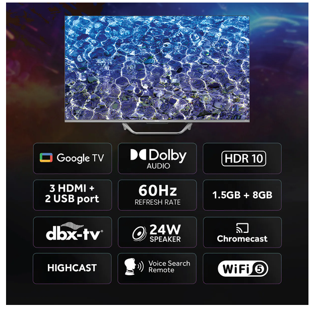 Haier 80 cm (32 inch) Full HD Plus QLED Smart Google TV with Google Assistant H32S80FFX (2026 model)