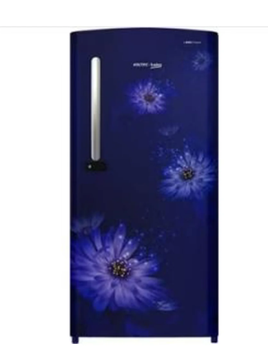 Voltas Beko RDC265C/W0DBE0M 230L 3 Star Direct Cool Single Door Refrigerator – Dahlia Blue