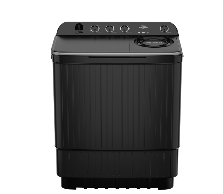 Haier 12 Kg Semi Automatic Top Load Washing Machine,HTW120-196BK ( Black )