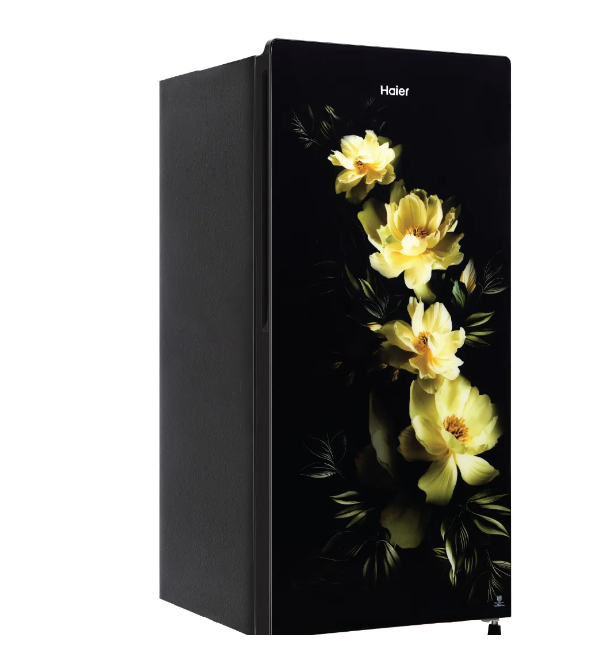 Haier 185 L Direct Cool Single Door Refrigerator 1 Star Coral Charm Glass, HRD-2061SCGA-N