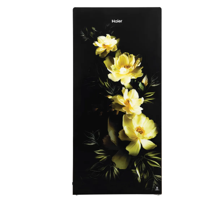 Haier 185 L Direct Cool Single Door Refrigerator 1 Star Coral Charm Glass, HRD-2061SCGA-N