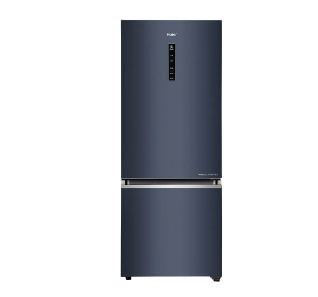 Haier 325L 2 Star HRB-3752BGK-P Graphite Black Finish Bottom Mount Frost Free Refrigerator