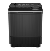 Haier 10 Kg Semi Automatic Top Load Washing Machine, HTW100-196BK ( Black )