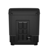 Haier 10 Kg Semi Automatic Top Load Washing Machine, HTW100-196BK ( Black )