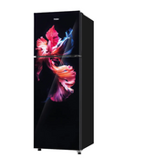 Haier 240L 2 Star Frost Free Double Door Refrigerator (HRF-2902EWGA-P, Wave Glass)