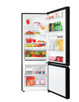 Haier 325L 2 Star Frost Free Bottom Mount Refrigerator|Premium Black Glass|Convertible 14-in-1|Jhukna Mat-Bottom Freezer|Digital Display|Triple Inverter|Twist Ice Maker (HRB-3752PKGA-P, Black Glass)