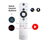 Haier P7 PRO 165.1 cm (65 inch) 2 Star 4K Ultra HD QLED Smart Google TV with Google Voice Assistant,65P7 Pro