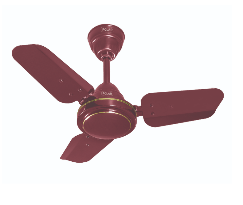 Polar Payton Copper Motor Ultra High Speed 1200 mm Ceiling Fan (BROWN | Pack of 1)