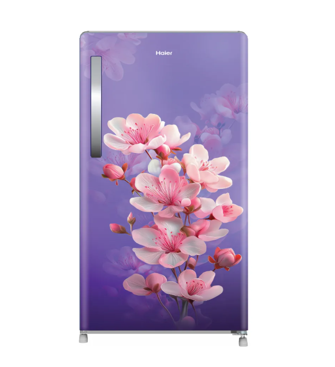 Haier 190L 2 Star Purple Sienna Direct Cool Single Door Refrigerator,HRD-2112CPSA-N