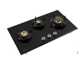 Midea Kitchen Built in Hob Full Brass Series 3 Burner, Flame Failure Device, Auto Ignition MG75GT503BTD134B-IN