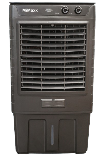 MiMaxx Ultima-1626 Glass Top  Cooler 90L Tank Capacity Honey Comb Pads Ice Chamber Plastic Top 60Ft Air Throw EvaporativeTechnology