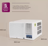 Godrej DSW 18UFS3R32 1.5 Ton 3 Star Window AC (2025 Model, Copper Condenser)