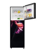 Haier 240L 2 Star Frost Free Double Door Refrigerator (HRF-2902EWGA-P, Wave Glass)