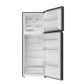 Haier Double Door Refrigerator 358 Litres Convertible 2 Star Inverter HRF-4082BLUSA-P Ultramarine Steel | Convertible 2 Star Inverter,Digital Display,1 Hour Icing Technology
