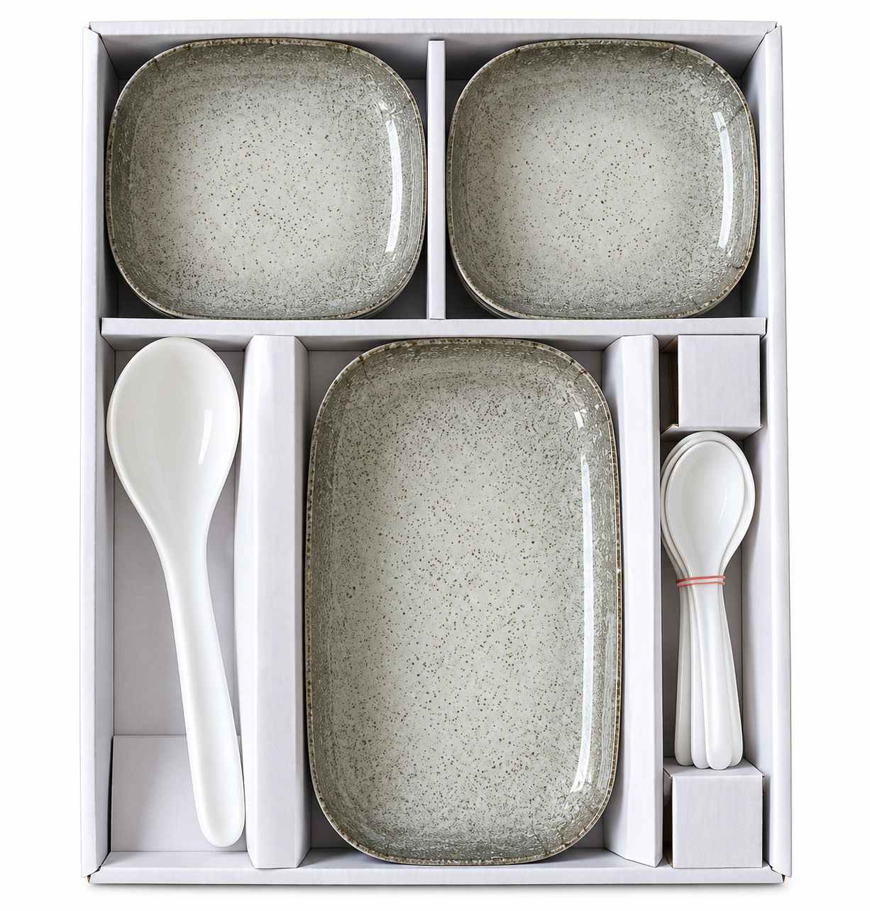 Sannanware Dine Smart Melamine Snack Set (14Pieces)