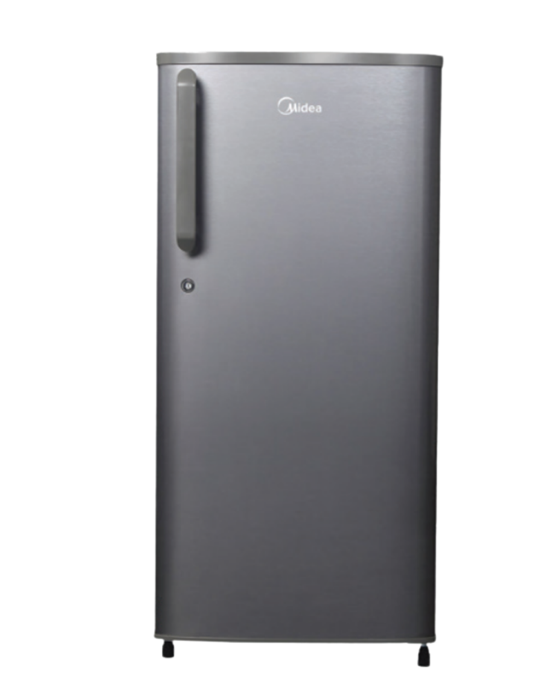 Midea, 170 L, Direct Cool Ref,1 Star(2026), Grey, Handle,MDRD170D1XPAG