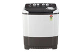 LG 8.5Kg Semi Automatic Top Load Washing Machine, Roller Jet Pulsator + Soak, Dark Grey,5 Star P8525SGAZ