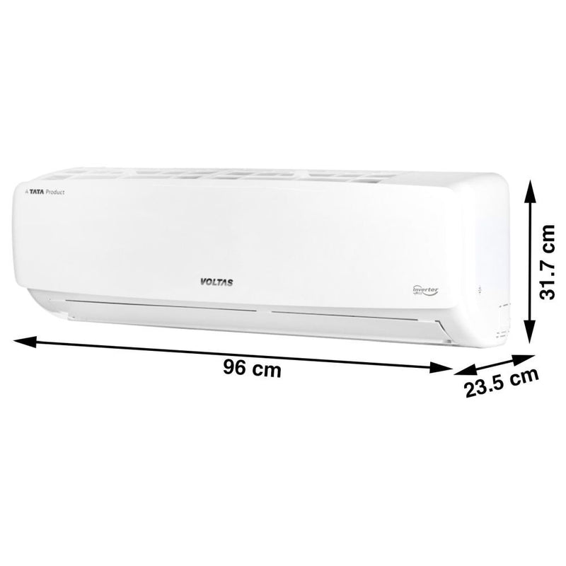 voltas 1.5 ton ac dimensions