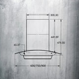 KAFF KMC90 COOKER HOOD