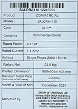 Salora Cooler 110 Liter Shaktiman Grey