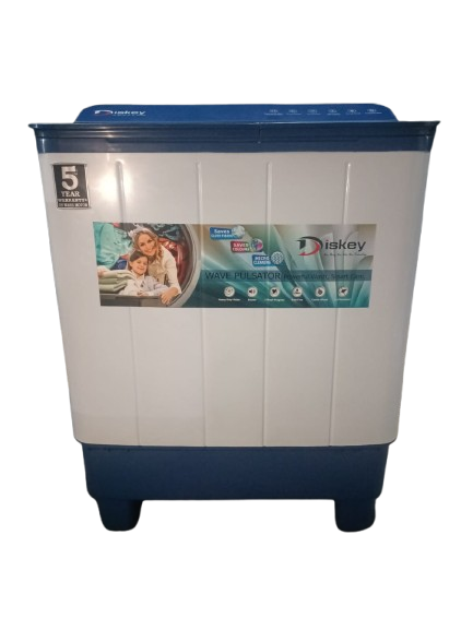 Diskey 7.5kg Semi Automatic Washing Machine (SAWMDC75RBTG)