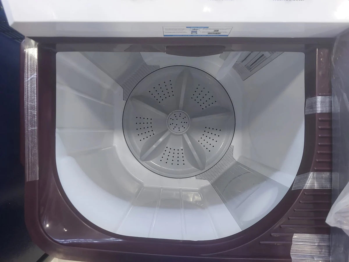 Voltas Beko WTT80UHA/BRSSWH5PODE 8 Kg Semi-Automatic Top Load Washing Machine,Burgundy