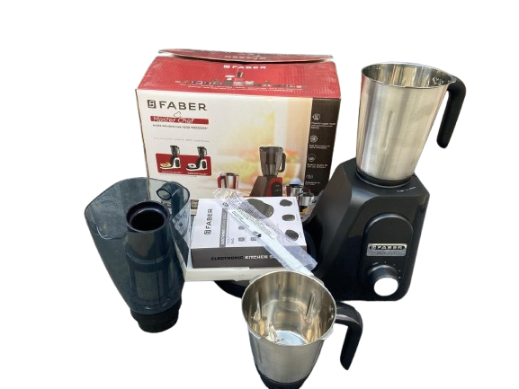 FABER Master Chef 800 W Mixer Grinder 800 3J+1PC  BK