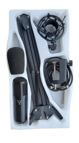 Gommo Audio Bajaao Microphone Boom Scissor Extendable Arm Stand for Dynamic & Condenser Microphone with Table Mounting Clamp