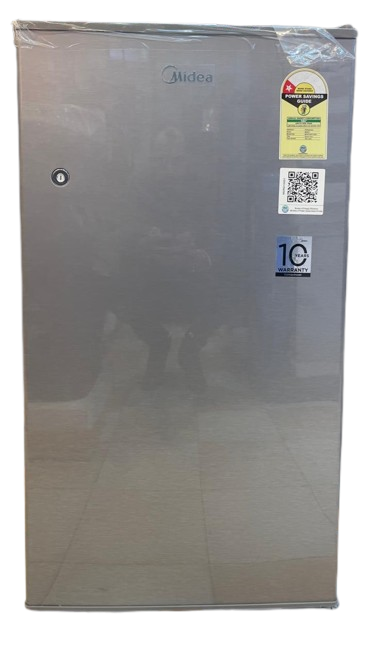 Midea, 100 L, Direct Cool Ref , 1 Star, Silver,MDRD100D1HLSS
