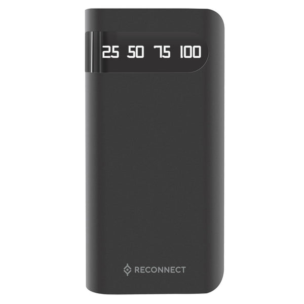 Reconnect 5000 mAh Power bank, Black RAPBB5005