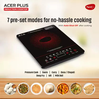 Pigeon 1800 W Induction Cooktop Touch Panel