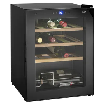 KAFF KWC 42 Litres 16 Bottles Wine Cooler Child Lock WC42BW Black