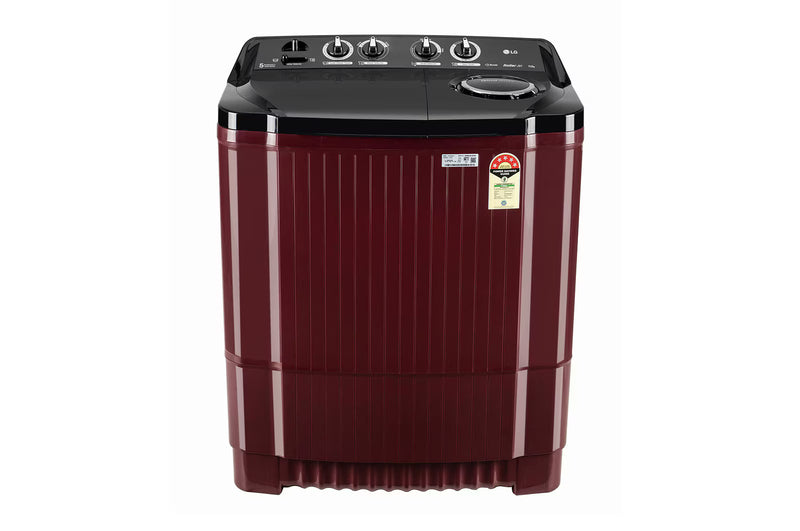 LG 11.5 kg, 5 Star, Roller Jet Pulsator with Soak, Wind Jet Dry Technology, Semi-Automatic Top Load Washing Machine ( P115ASDAZ, Smart Filt)