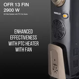 HAVELLS OFR 13 FIN Oil Filled Room Heater