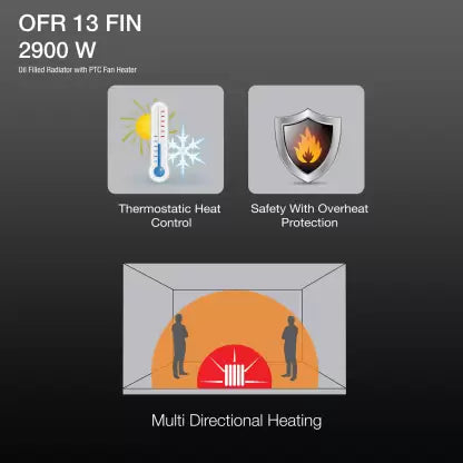 HAVELLS OFR 13 FIN Oil Filled Room Heater