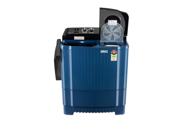 LG 8Kg Semi Automatic Top Load Washing Machine, Roller Jet Pulsator + Soak, Dark Blue P8015SBAZ